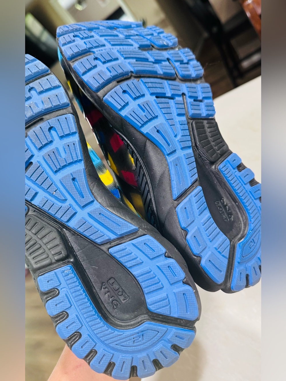 Brooks Multicolor Sneakers - Blue, Yellow & Pink Accents - Picture 6 of 6